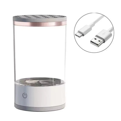 3 in 1 Portable Automatic Electric Makeup Brush Cleaner for Women Eye Shadow Brush Holder Stand Tool and Dryer Beauty Makeup
